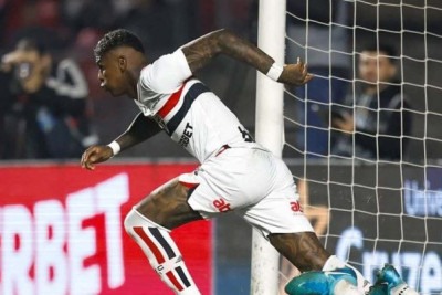 O São Paulo enfrentou o Grêmio, neste sábado (17/5), pelo Brasileirão. Veja como o Jogada10 avaliou a performance dos são-paulinos. Foto: Paulo Pinto / São Paulo -  (crédito: Paulo Pinto / São Paulo)