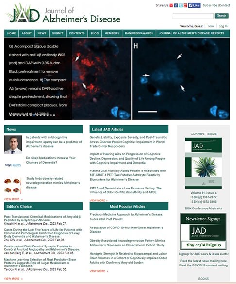 Em janeiro de 2023, um caso publicado na revista Journal of Alzheimer’s Disease teve repercussão, pois informava sobre um caso de Alzheimer num jovem de 19 anos, de identidade não revelada, em Pequim, na China. 