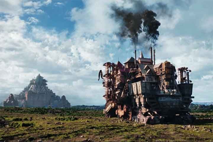 O pós-apocalipse ganha tons vitorianos em "Máquinas Mortais" (2018), filme disponível no Prime Video que apresenta um mundo onde cidades gigantescas e móveis devoram umas às outras.