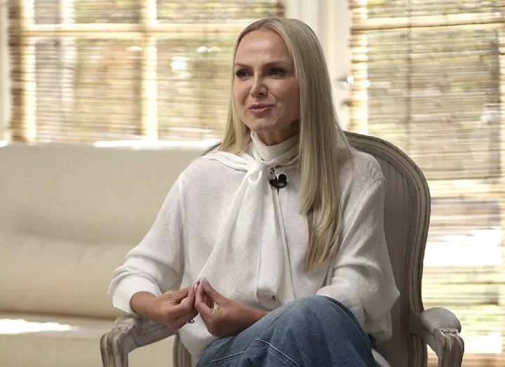 Eliana durante entrevista exclusiva para o Fant&aacute;stico no dia 30 de junho  -  (crédito: reprodu&ccedil;&atilde;o/tv globo)