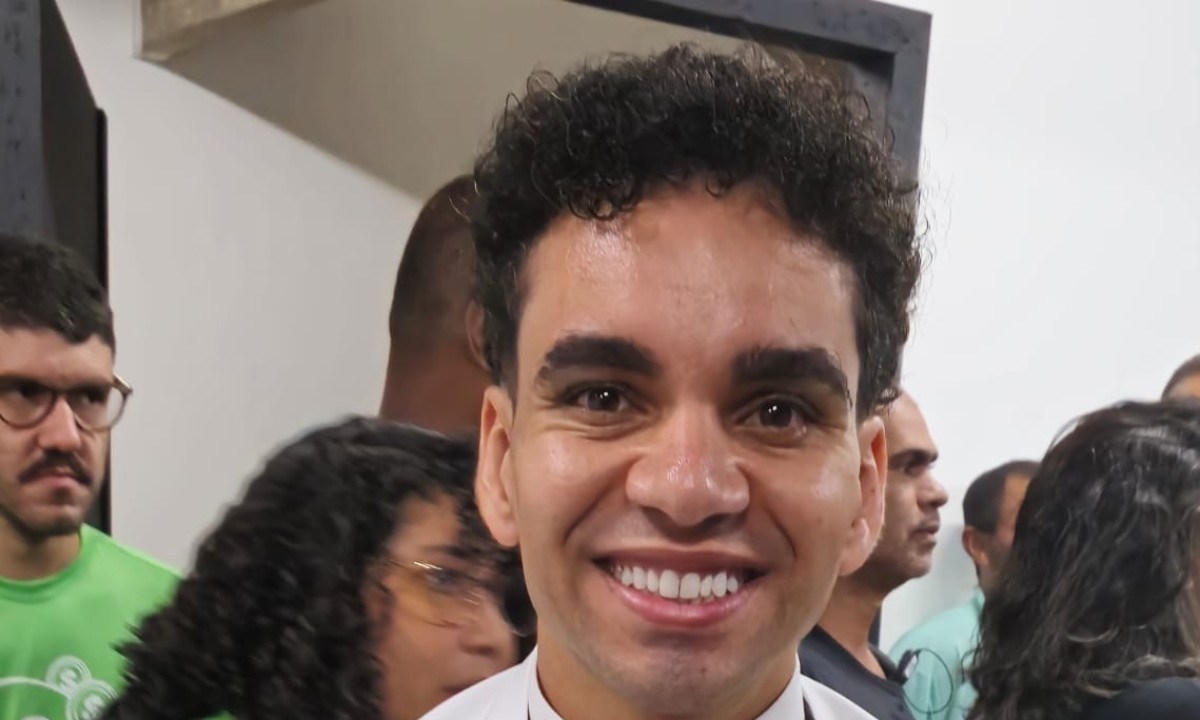Maksuel Gomes Costa, de 33 anos, é Agonistiniano e foi aluno do Papa em Lima, no Peru -  (crédito: Jair Amaral/EM/D.A Press)