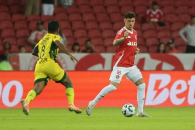 O Internacional recebeu o Mirassol neste domingo, 18/5 pelo Brasileirão. Veja como o Jogada10 avaliou a performance dos Colorados neste duelo que terminou 1 a 1. Foto: Foto: Ricardo Duarte/Internacional -  (crédito: Foto: Ricardo Duarte/Internacional)