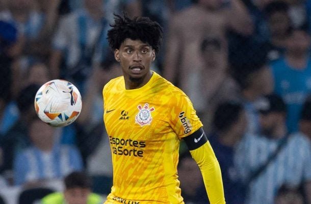 HUGO SOUZA – O Santos teve três boas chances, mas mandou todas para fora. Na pratica, não fez defesa alguma de relativa dificuldade. NOTA 6,0. Foto:  Rodrigo Coca/Agência Corinthians