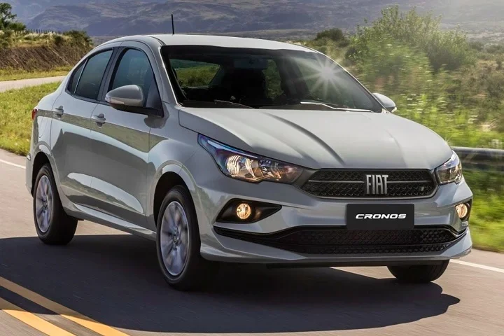 LanÃ§ado no Brasil em fevereiro de 2018, o Fiat Cronos Ã© um dos carros mais equilibrados da lista em termos de consumo/custo-benefÃ­cio.