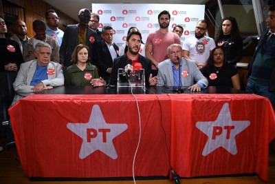 Lançamento da candidatura do deputado Ricardo Campos a presidência do Diretório Estadual do PT -  (crédito:  Ramon Bitencourt/ALMG)