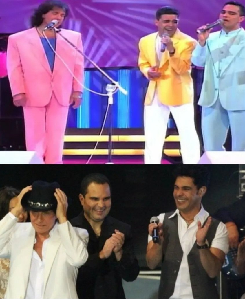 Zezé di Camargo  e Luciano também postaram fotos de encontros musicais com o Rei (foto). Bem como Chitãozinho e Xororó. 