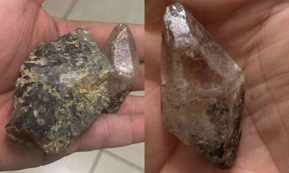 As pedras foram encontradas ainda em estado bruto As pedras foram encontradas ainda em estado bruto