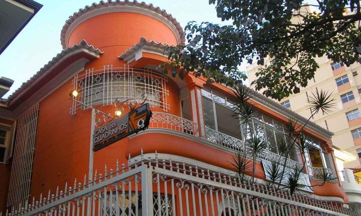 Fachada da Casa de Quadrinhos, que funciona na Avenida João Pinheiro, no Centro de BH - (crédito: Acervo pessoal) Fachada da Casa de Quadrinhos, que funciona na Avenida João Pinheiro, no Centro de BH - (crédito: Acervo pessoal)