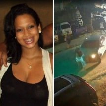 Atropelamento planejado? Motorista atinge mulher e foge - Arquivo pessoal / reprodução de frame de vídeo de câmera de segurança