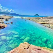 "Secreta", mas nem tanto… Praia paradisíaca encanta internautas e viraliza - reprodução