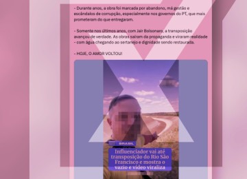 Postagens enganosas acusam o presidente Lula de ter desativado a estrutura para 'deixar a população na miséria' -  (crédito: Reprodução/Comprova)