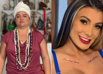 Michelle Castro vulgo Dona do Destino e Andressa Urach -  (crédito: Reprodução Instagram)