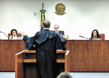 a Primeira Turma do Supremo está julgando os núcleos da trama golpista denunciados pela Procuradoria-Geral da República -  (crédito: ROSINEI COUTINHO/STF)