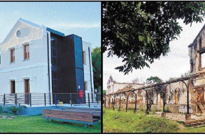 Estação de Chiador será entregue à cidade após 13 meses de trabalho de restauração. Inaugurado em 1869, espaço, que estava perto de completa ruína, pertenceu à antiga Estrada de Ferro Dom Pedro II

 -  (crédito: ELETROBRAS/DIVULGAÇÃO -  Ailton Magioli/ESP. EM - 20/10/20)