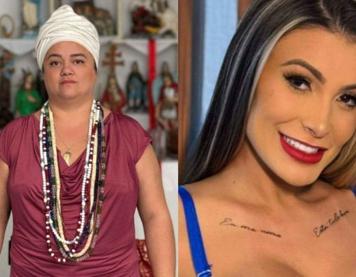 Michelle Castro vulgo Dona do Destino e Andressa Urach -  (crédito: Reprodução Instagram)