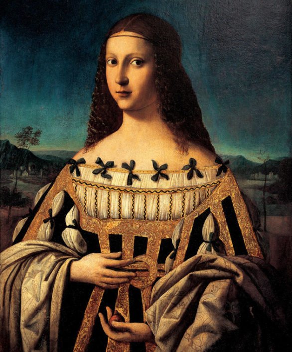 Essa rota sugere um acesso privado ao tÃºmulo da esposa de Ludovico, Beatrice d'Este (foto).