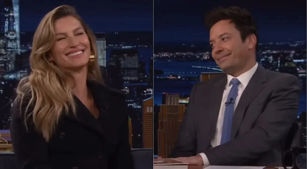 O livro mais novo de Gisele a levou ao programa de Jimmy Fallon. Trata-se de uma obra de culinária, “Nourish” (“Nutrir"), com receitas simples de alimentos saborosos e que fazem bem à saúde.
