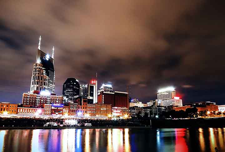 NASHVILLE (Tennessee) - População: 715 mil - Conhecida como a "capital da música country", Nashville é o berço de grandes ícones do gênero. 