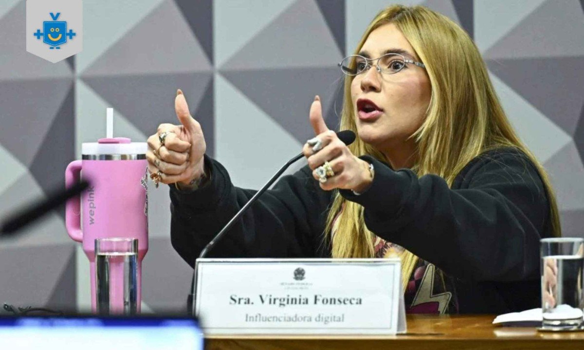 A influenciadora e empresária Virgínia durante a CPI das Bets no Senado. - (crédito: Andressa Anholete/Agência Senado.) A influenciadora e empresária Virgínia durante a CPI das Bets no Senado. - (crédito: Andressa Anholete/Agência Senado.)