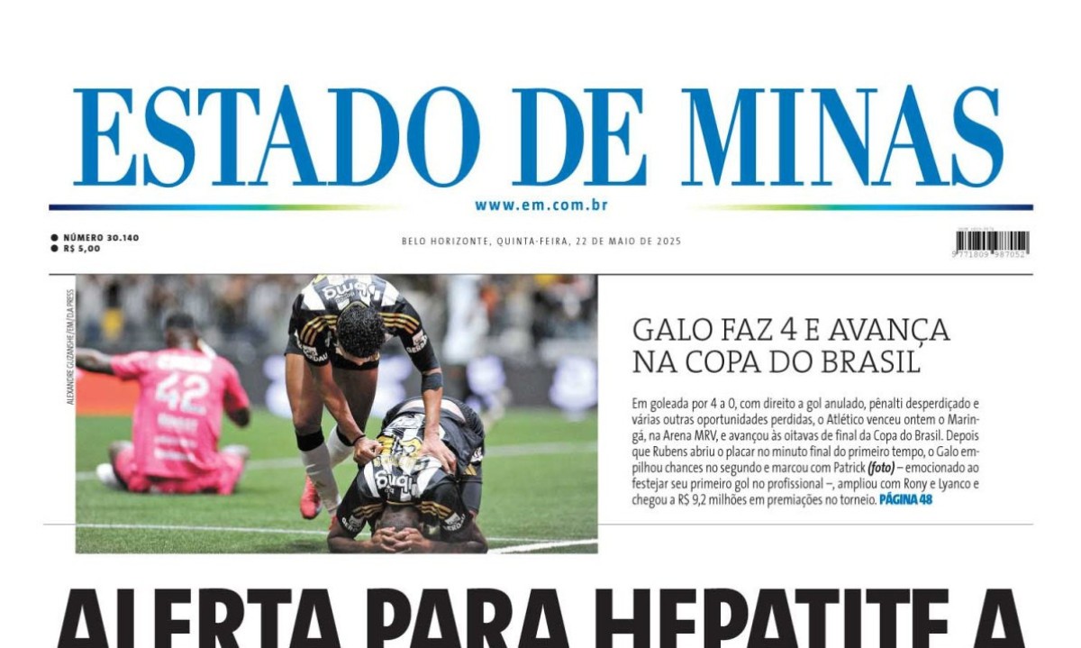 Capa do dia - (crédito: jwilsoncarvalho.mg)