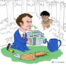 Presídio de Macron na Guiana Francesa pode ser base militar disfarçada - @izanio_charges