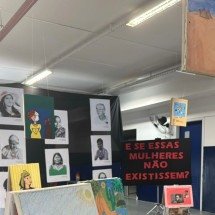 Estudantes homenageiam grandes mulheres em mostra de arte - DINO