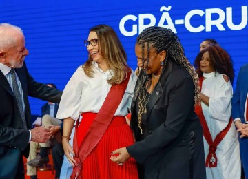 A cerimônia de entrega ocorreu nessa terça-feira (20/5), no Palácio Gustavo Capanema, no Rio de Janeiro -  (crédito:  Ricardo Stuckert / PR)