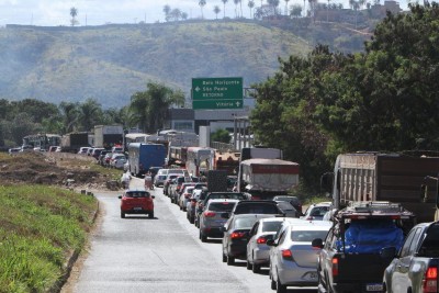 A campanha alerta condutores de veículos sobre os riscos de imprudência no trânsito -  (crédito: Edesio Ferreira/EM/D.A Press)
