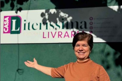 Leida Reis diz que sua livraria será um centro cultural aberto a todas manifestações artísticas -  (crédito: Instagram/reprodução)