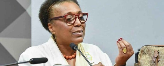 Ministra Vera Lúcia Santana Araújo foi vítima de um episódio de racismo e foi impedida de entrar para palestrar, mesmo apresentando documento  -  (crédito: Reprodução TSE)