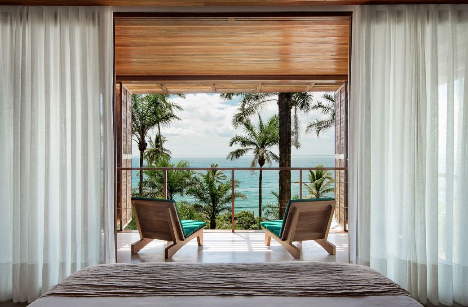 Vista que hóspede terá ao visitar o Barracuda Hotel -Renata Ghiotto/Divulgação