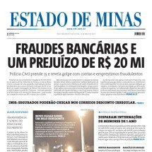 CONFIRA A CAPA DO ESTADO DE MINAS DO DIA 23/05/2025
