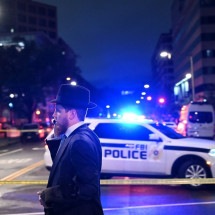 Dois funcionários da embaixada israelense foram mortos a tiros do lado de fora de um museu judaico em Washington 
       -  (crédito: Alex WROBLEWSKI / AFP)