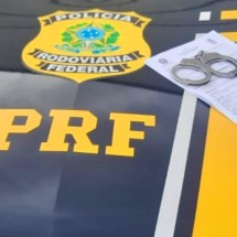 Suspeito de furtar banco é preso pela PRF em Minas - PRF/DivulgaÃ§Ã£o