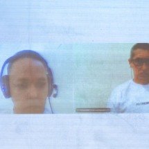 Ronnie Lessa é condenado a 90 anos de prisão por morte de casal - reprodução/videojulgamento de Ronnie Lessa e Cristiano Girão, no Rio de Janeiro
