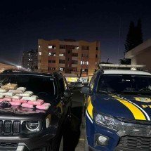 MG: motorista 'nervoso' é preso depois de admitir ter drogas e arma de fogo - PRF/Divulgação