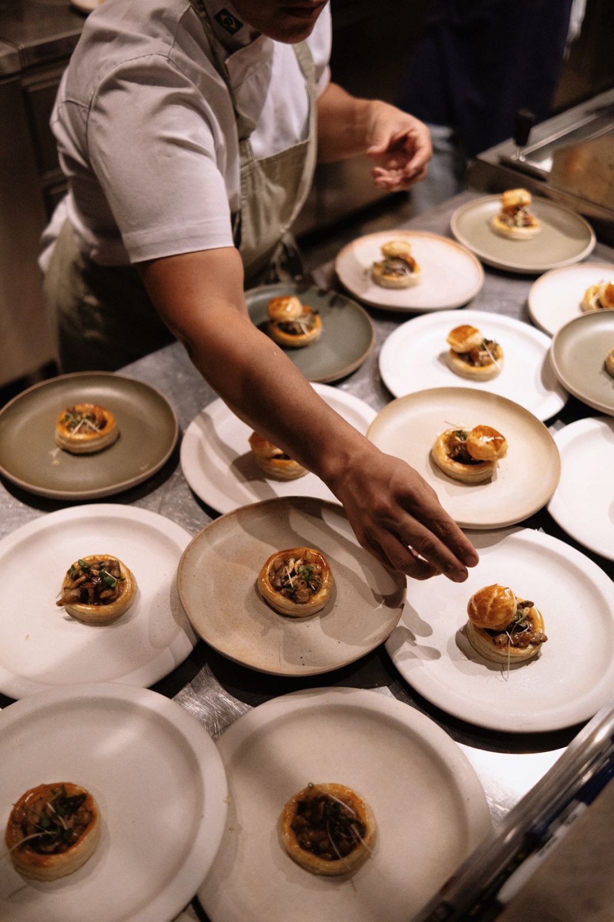 Voul-au-Vin de cogumelos preparados por Sofia Marinho