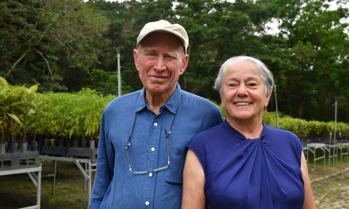 Na foto, o casal criador do Instituto Terra, Sebastião Salgado e Lélia Salgado-Alexandre Guzanshe/EM/D.A. Press