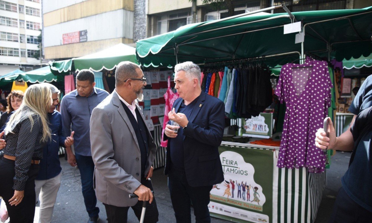 Prefeito de BH rebate críticas acerca da regulamentação dos mototáxis -  (crédito: Gladyston Rodrigues/EM/D.A Press)