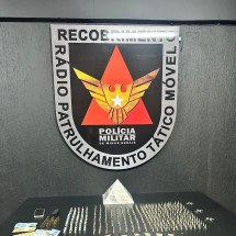 Suspeito de matar integrante de facção em BH é preso pela PM - Divulgação / PMMG