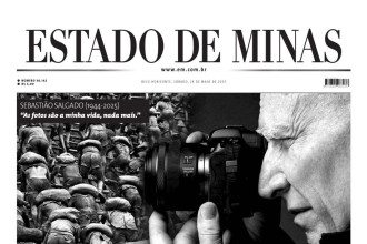Capa impressa do Estado de Minas de 24/5/2025