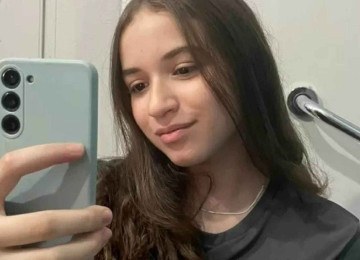 Melissa Campos, de 14 anos, foi atacada por um colega da mesma idade, na escola, dentro da sala de aula, durante a aula. Melissa morreu no local -  (crédito: Instagram/Reprodução)