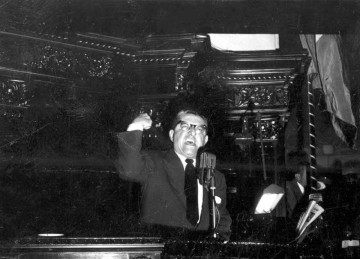 A entrevista com Afonso Arinos de Mello Franco se deu na Casa de Botafogo, onde o ex-ministro morava -  (crédito: Arquivo O Cruzeiro/EM/D.A Press)