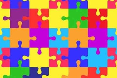 O quebra-cabeça é o símbolo mundial do autismo, representando a complexidade e a diversidade do Transtorno do Espectro Autista (TEA). Ele foi criado em 1963 pela Autism Society e popularizado pela Autism Speaks. -  (crédito:  Divulgação)