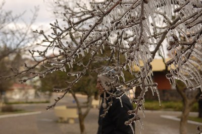 04/07/2011. Credito Vani Boza/Diario de Catarinense - Frio. Sao Joaquim, SC com temperaturas negativas -  (crédito: Credito Vani Boza/Diario de Catarinense)
