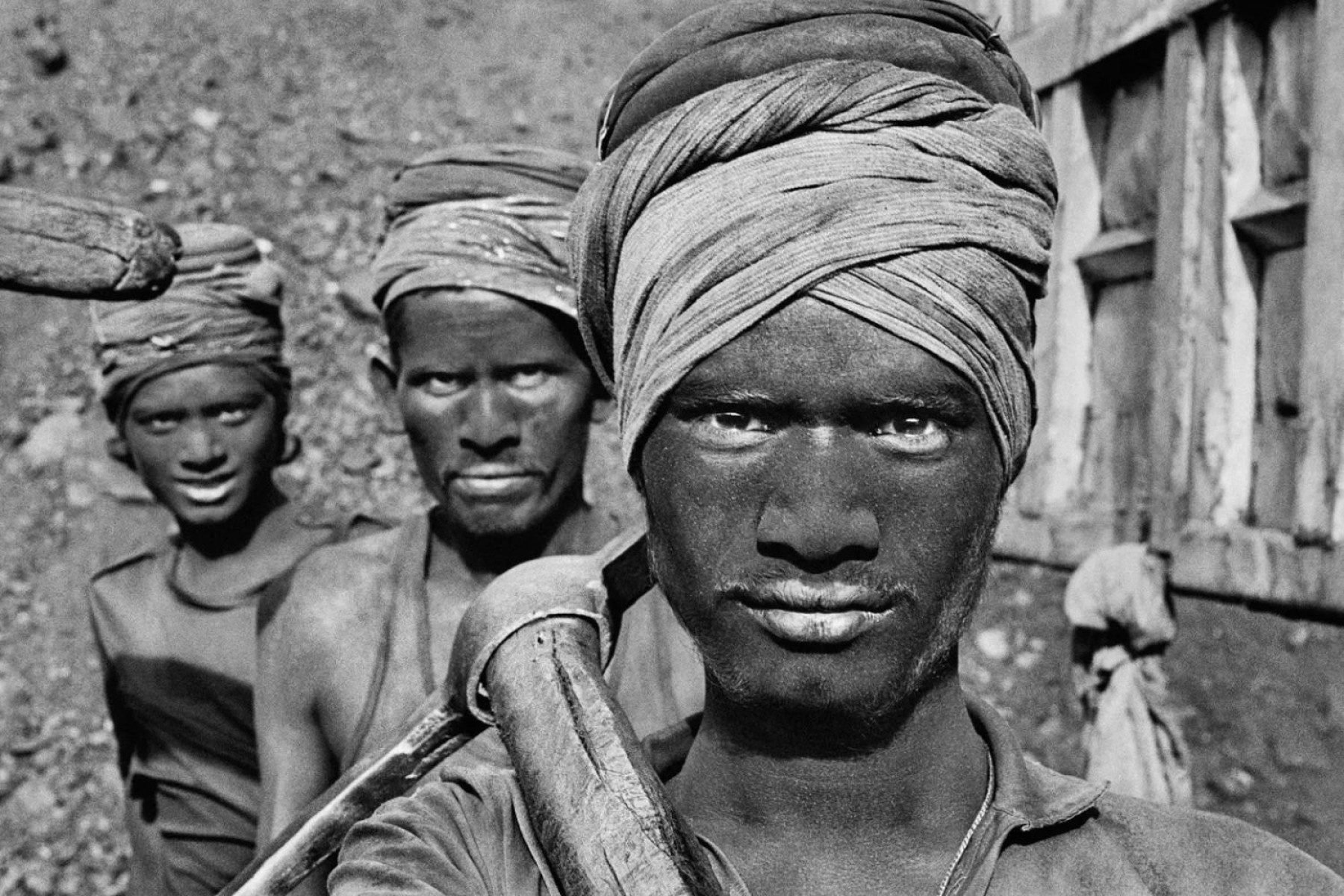 Trabalhadores de minas na Índia