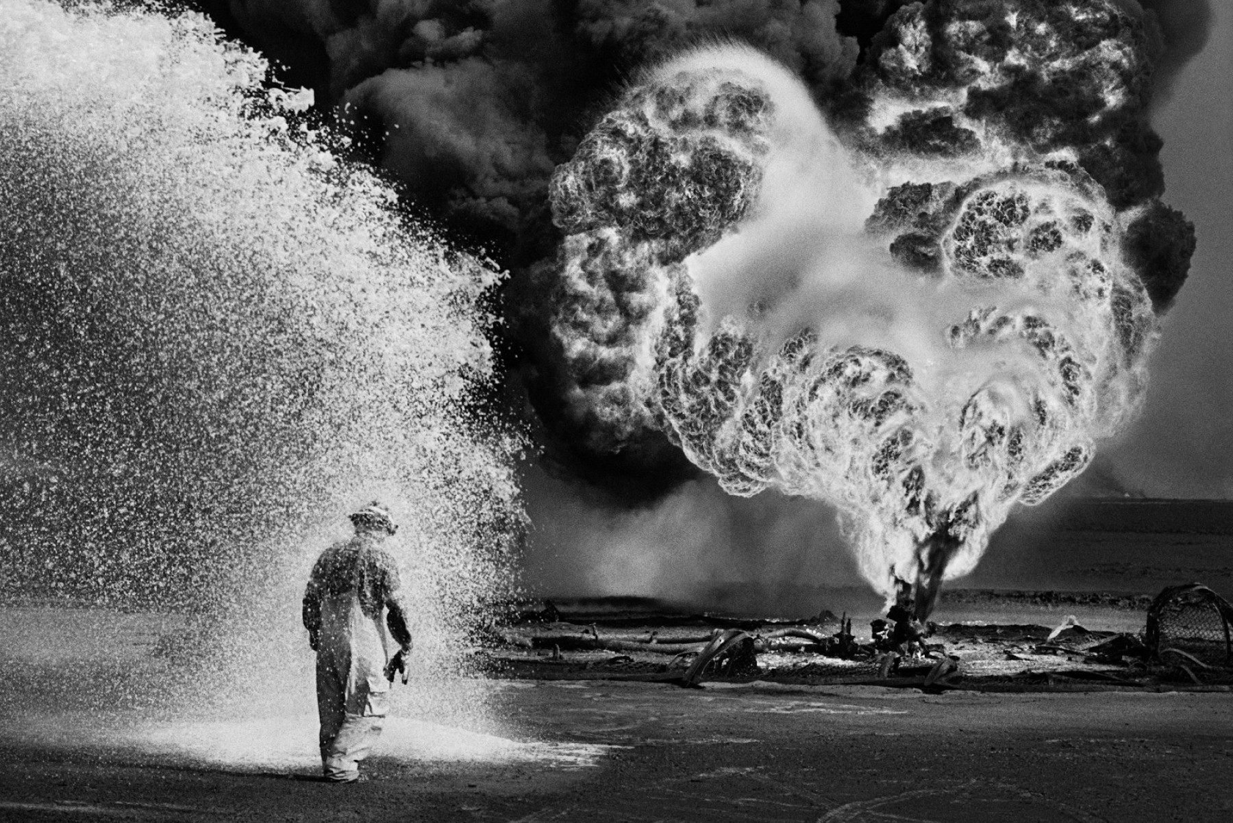 Sebastião Salgado fotografou o Kuwait, em 1991