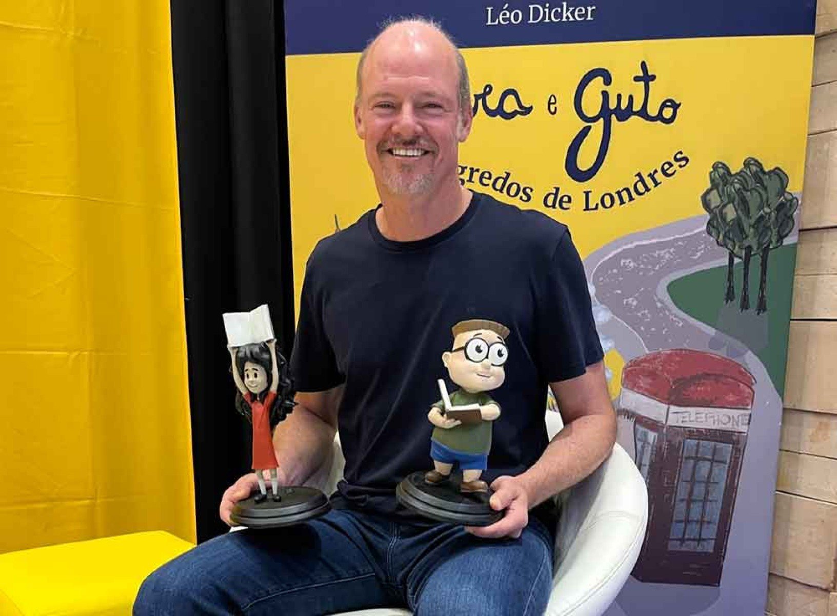 Especialista em tecnologia, Léo Dicker começou a escrever livros infantis para agradar à filha Clara