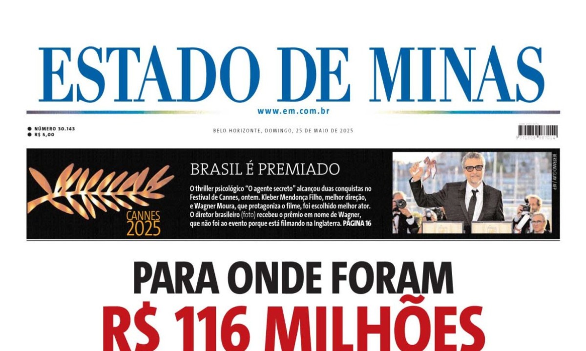 Estado de Minas -  (crédito: Capa do Estado de Minas)