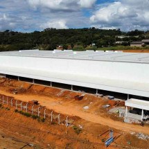 construção da nova fábrica da Valmet em Vespasiano (MG)